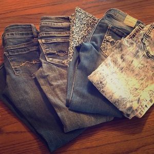 4 Pairs of Girl Jeans size 7